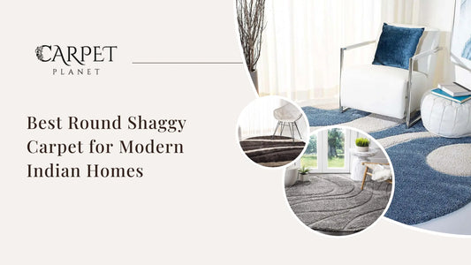 Round Shaggy Carpets
