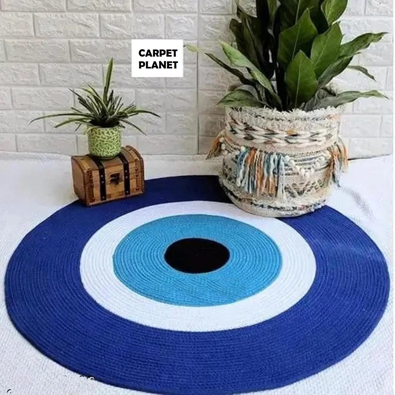 Round Jute Carpet