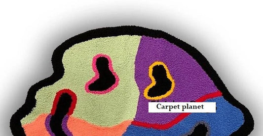 Smiley Face High Quality hand Tufted Rug