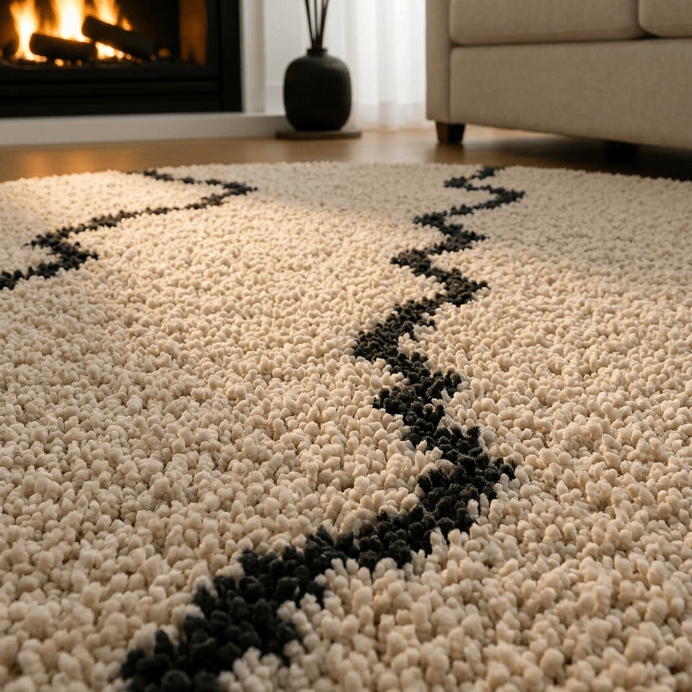 Solvexa Round Shaggy Carpet