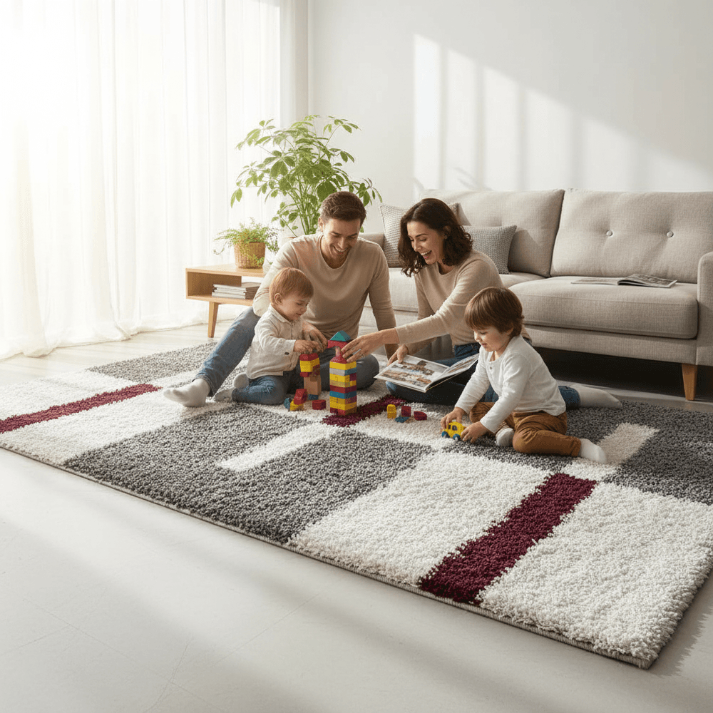 Plush Shaggy Carpet & Rug