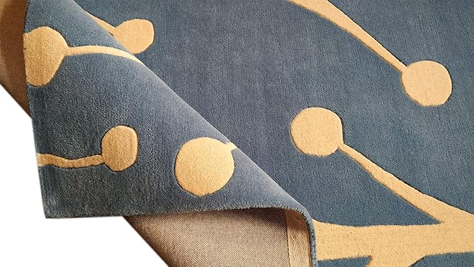 Blue Premium Hand Tufted Carpet