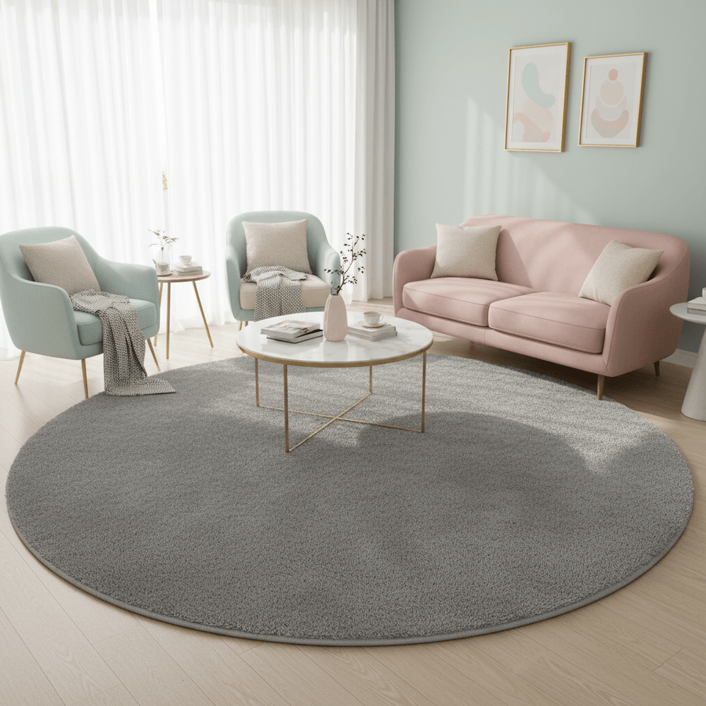 Snugique Round Hand Tufted Carpet & Rug
