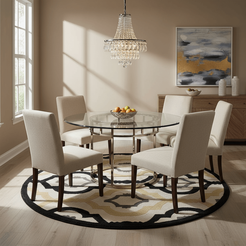 Tuftopia Round Hand Tufted Carpet & Rug