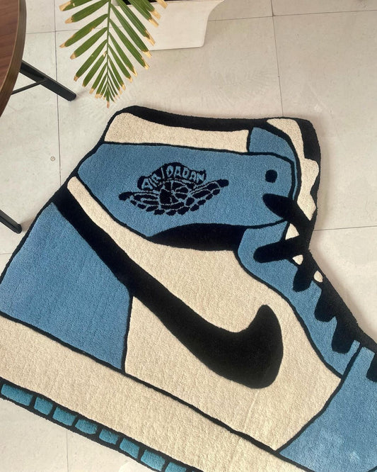Carpet-planet Blue Nike Jordan rug