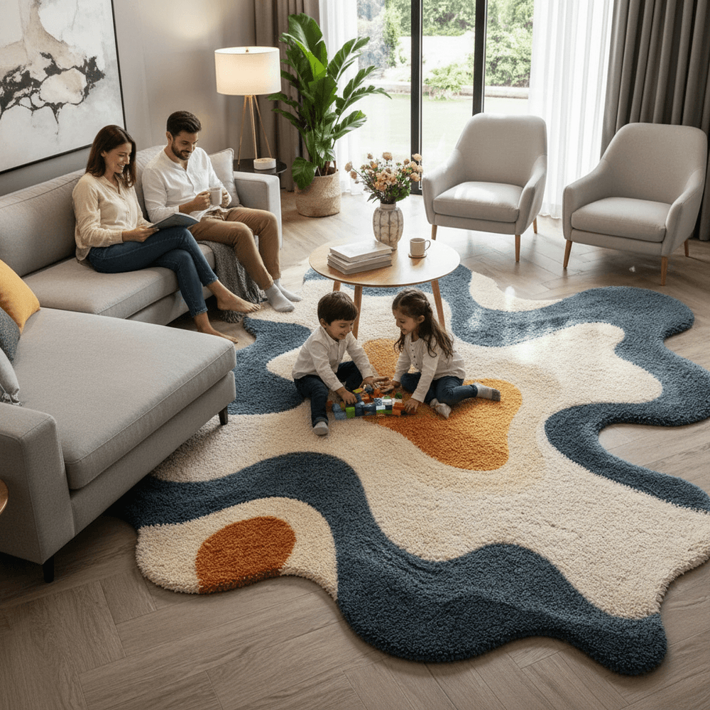 Bramble Irregular Hand Tufted Carpet