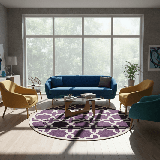 Softora Round Hand Tufted Carpet & Rug