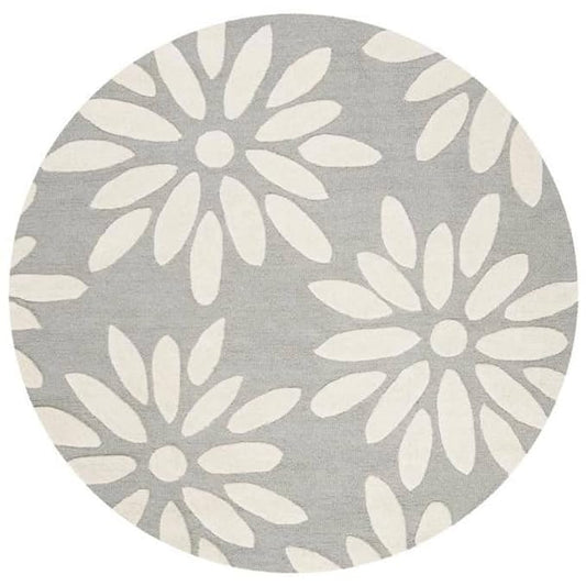 Furryza Round Hand Tufted Carpet & Rug