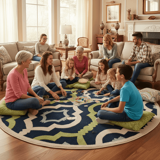 Furriva Round Hand Tufted Carpet & Rug
