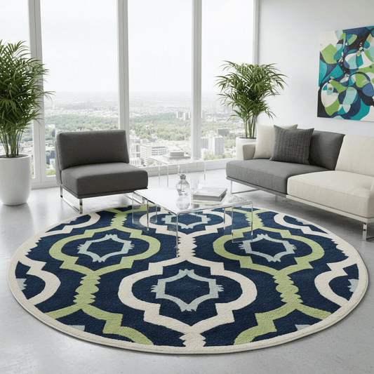 Furriva Round Hand Tufted Carpet & Rug