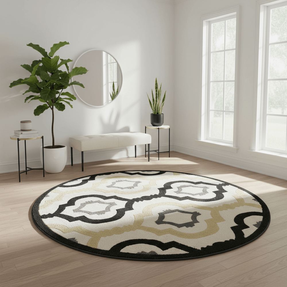Tuftopia Round Hand Tufted Carpet & Rug