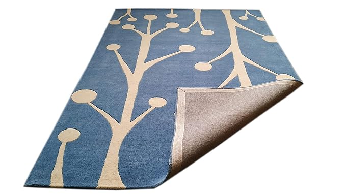 Blue Premium Hand Tufted Carpet