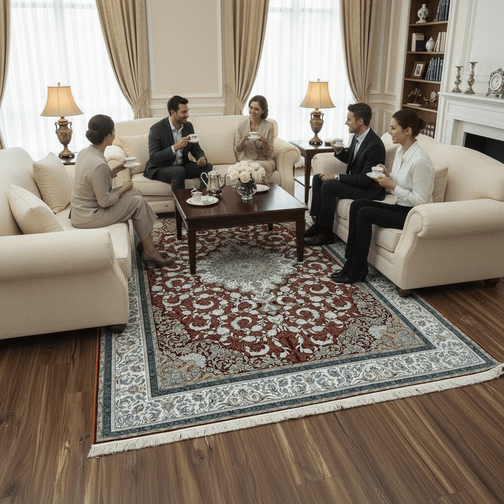 Mahsa Iranian Carpet & Rug 4x6