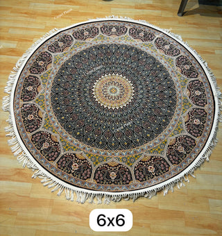 Kamroza Irani Round Carpet & Rug