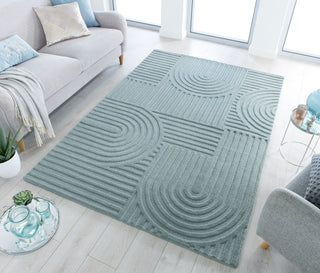 Curves Hand Tufted Carpet &  Rug