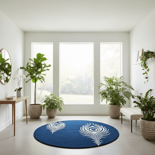 Softanova Round Hand Tufted Carpet & Rug