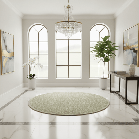 Softura Round Hand Tufted Carpet & Rug
