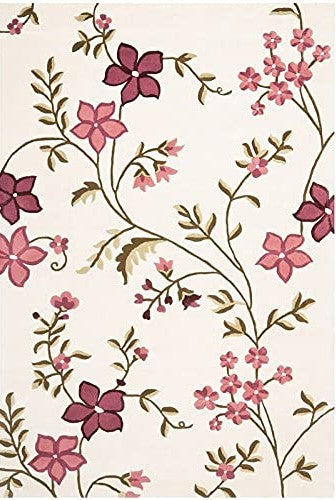 Fleurine Floral Hand Tufted Carpet & Rug
