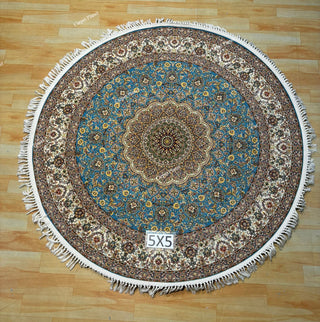 Basheera Irani Round Carpet & Rug