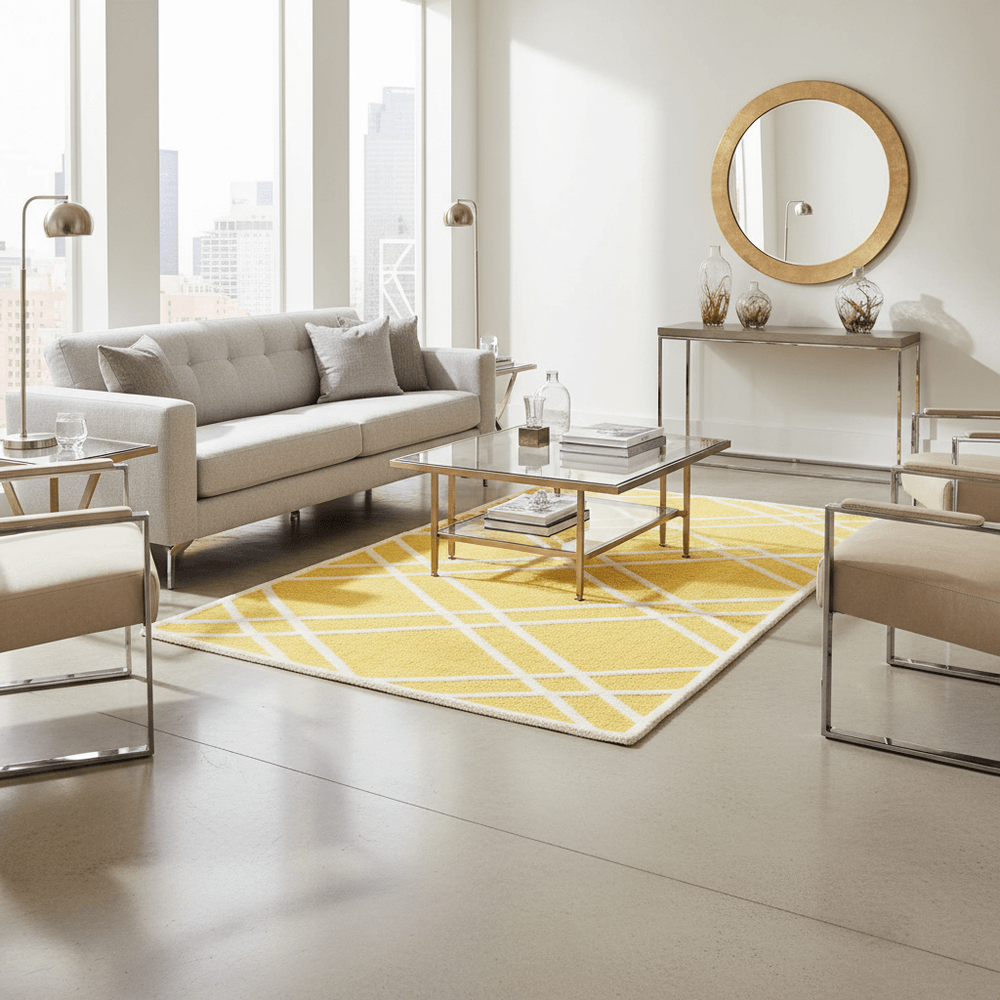 Delightful Hand Tufted Runner Carpet & Rug