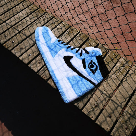 Carpet-planet Sky Blue Nike Jordan rug