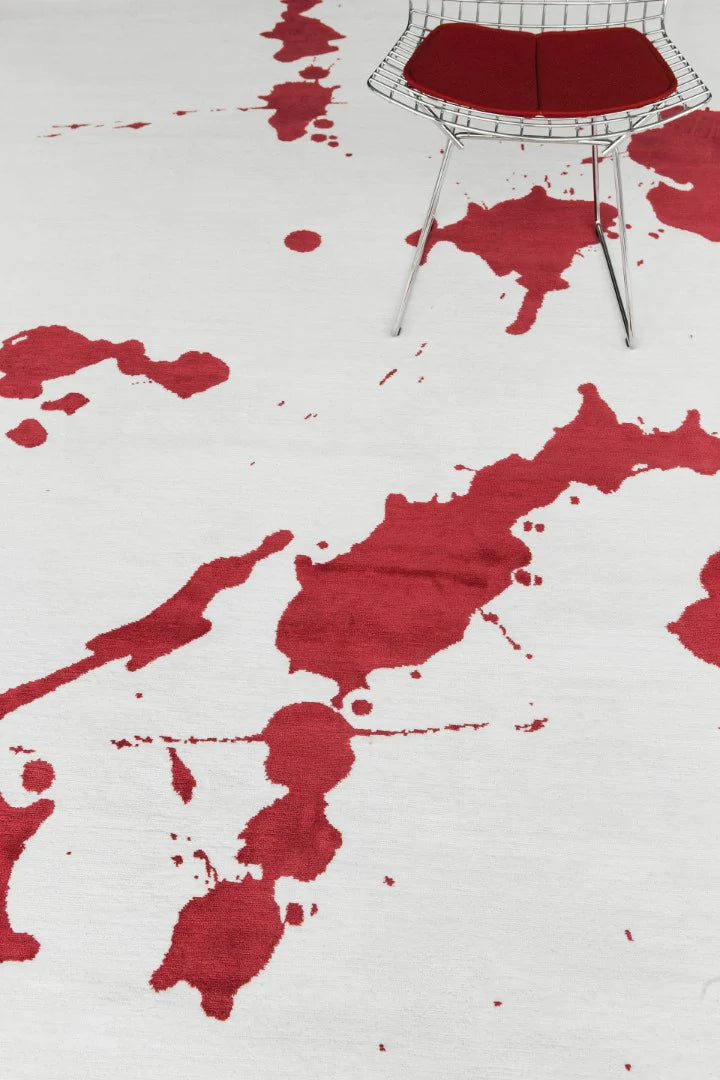 Boom Abstract Area Rug Premium Hand Tufted Carpet