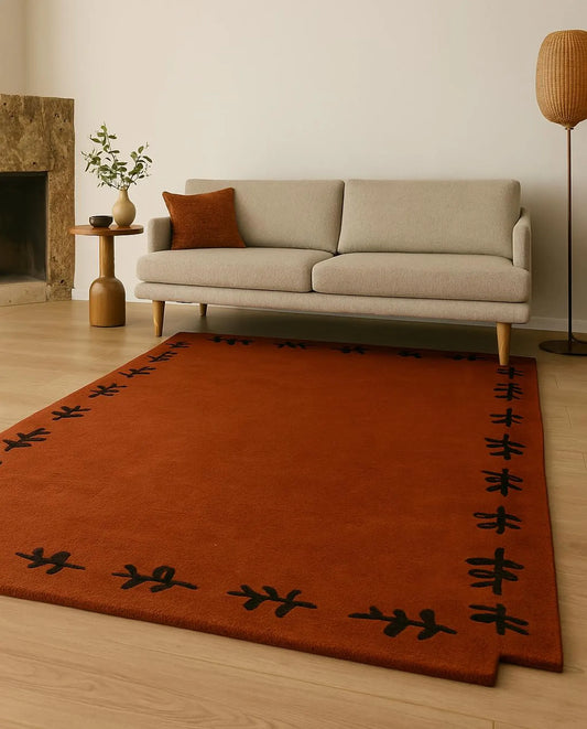Navy Hand Tufted Carpet & Rug