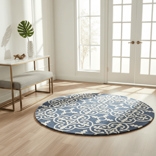 Clouduxe Round Hand Tufted Carpet & Rug