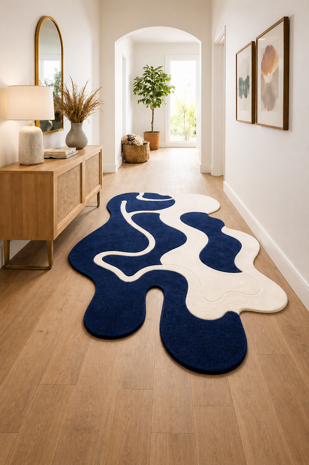 Wexiro Irregular Hand Tufted Carpet