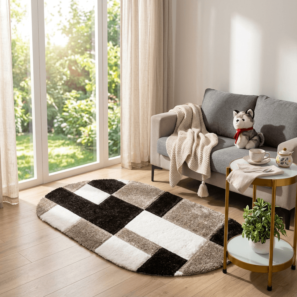 Zenvanta Irregular Hand Tufted Carpet