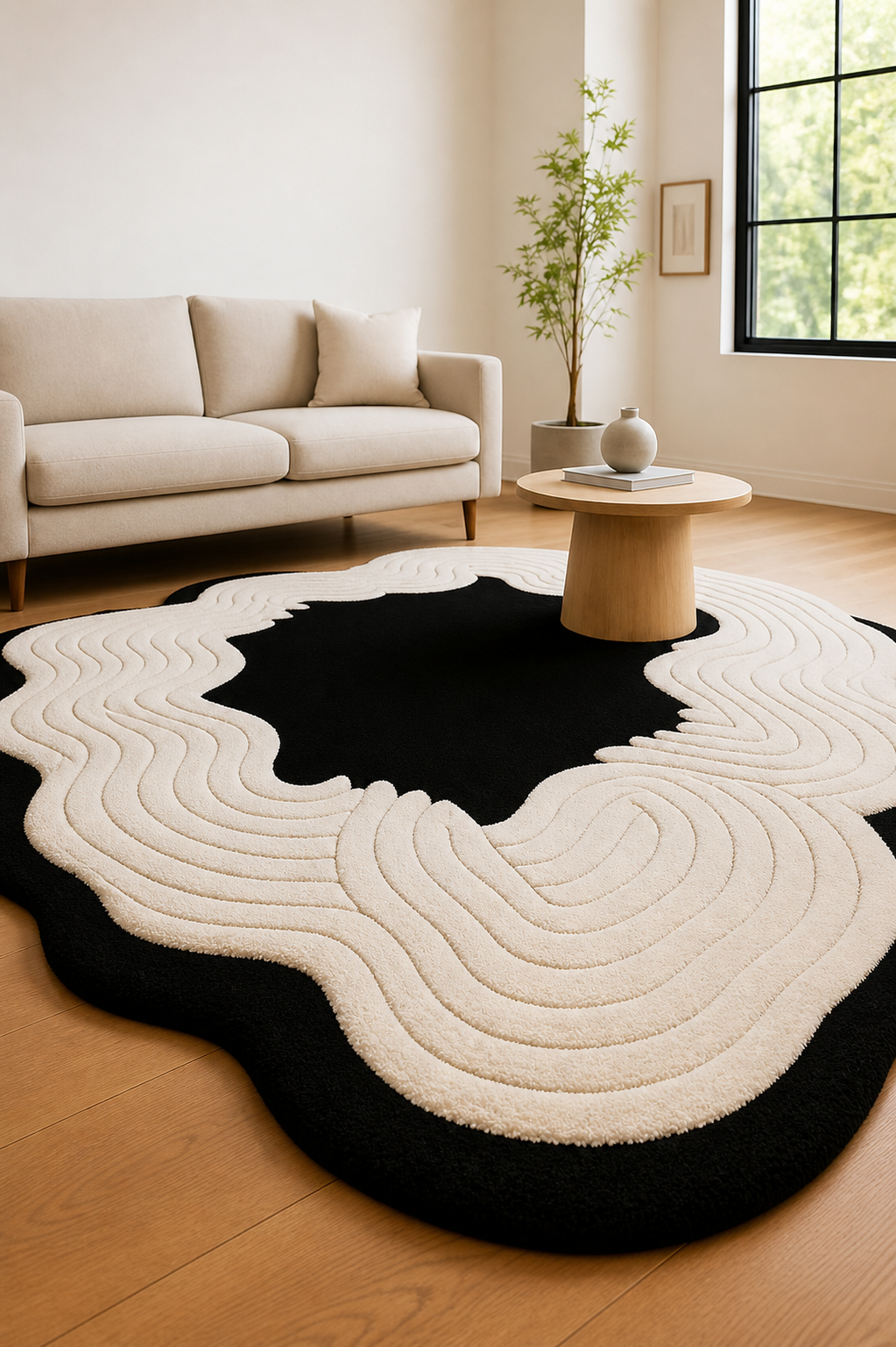 Bexaro Irregular Hand Tufted Carpet