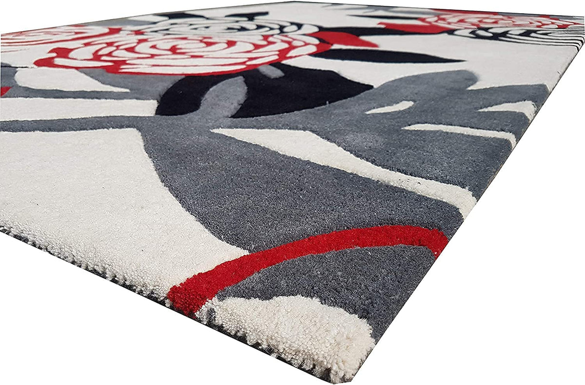 Jasminea Floral Hand Tufted Carpet & Rug
