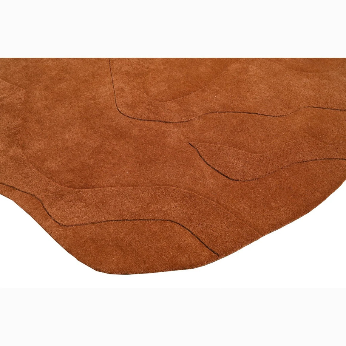 Moss Irregular Hand Tufted Carpet