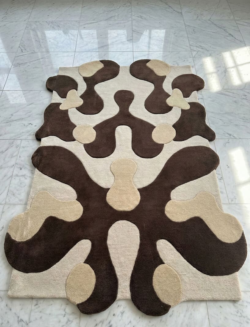 Fern Irregular Hand Tufted Carpet