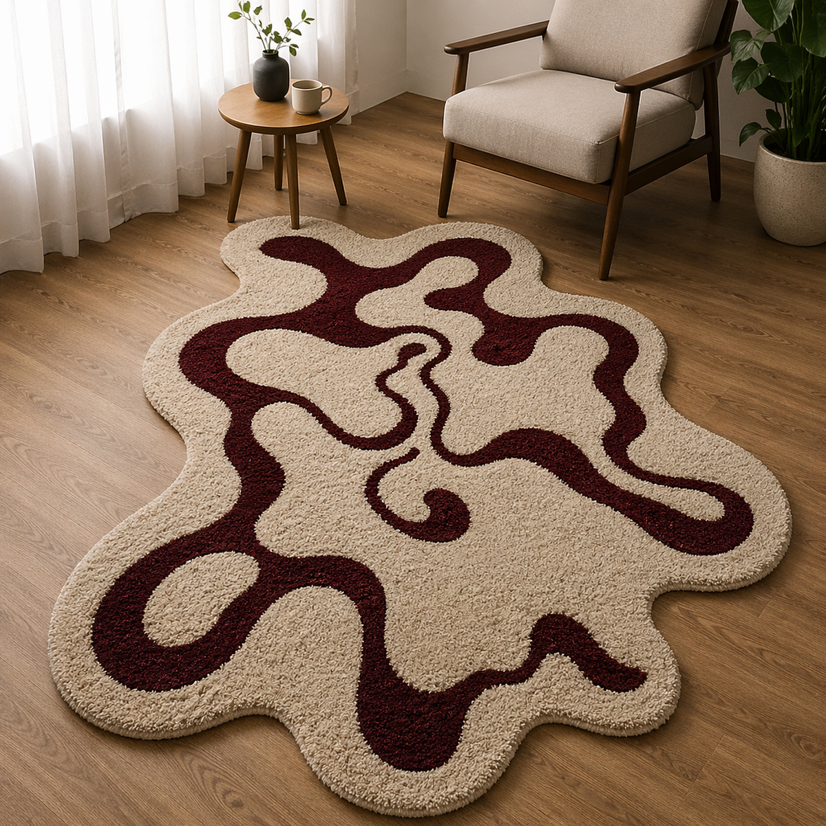 Tranquil Irregular Hand Tufted Carpet