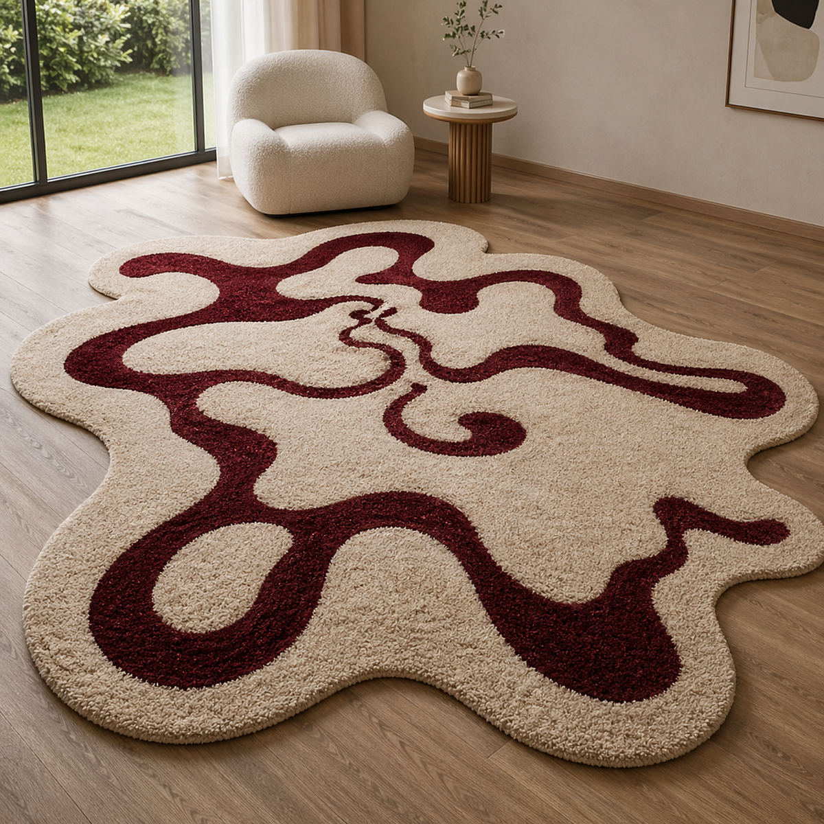Tranquil Irregular Hand Tufted Carpet