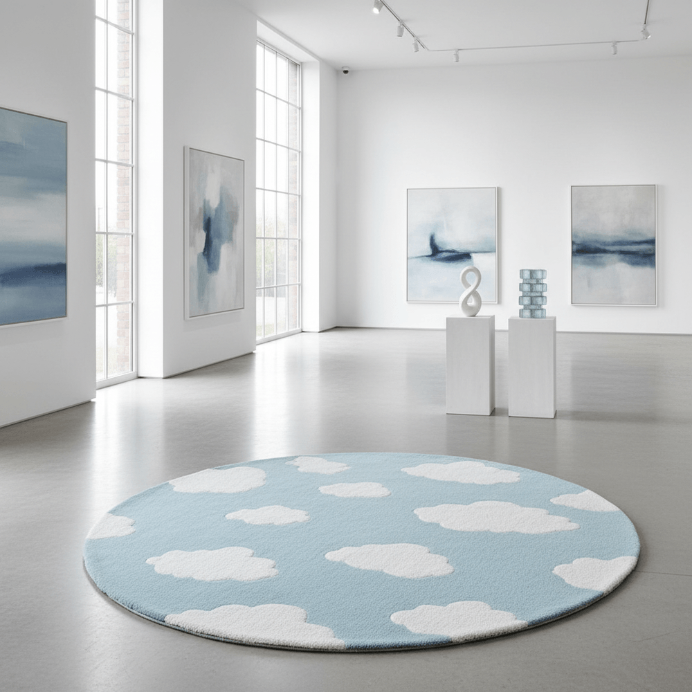 Blizzard Round Hand Tufted Carpet