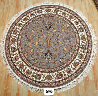 Velvora Irani Round Carpet & Rug