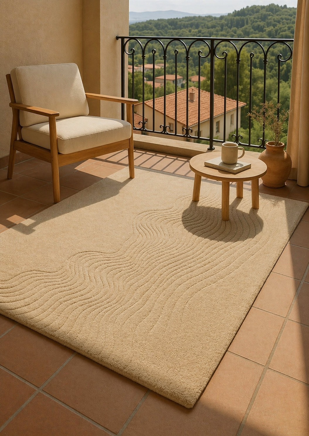 Cinder Irregular Hand Tufted Carpet