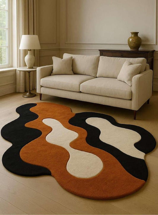 Shaira Irregular Hand Tufted Carpet & Rug