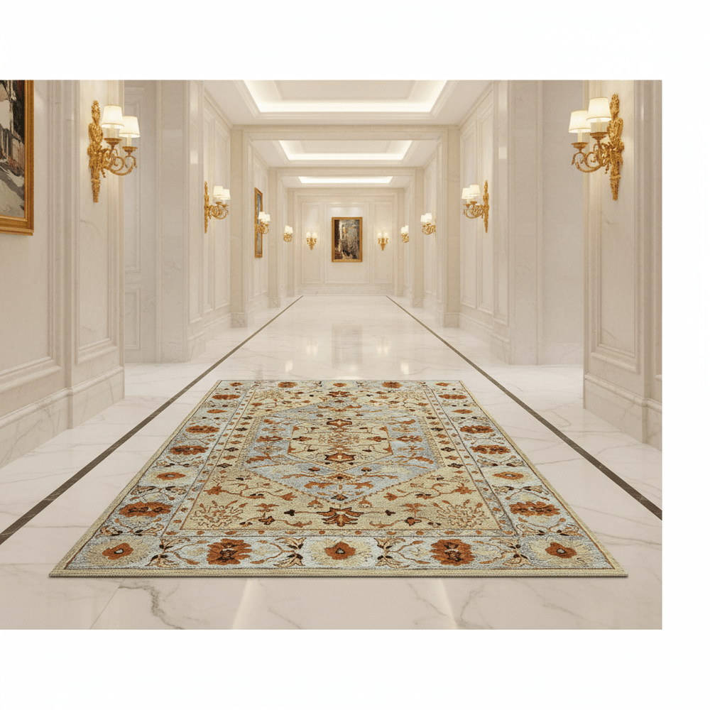 Achromic Beige Premium Hand Tufted Carpet