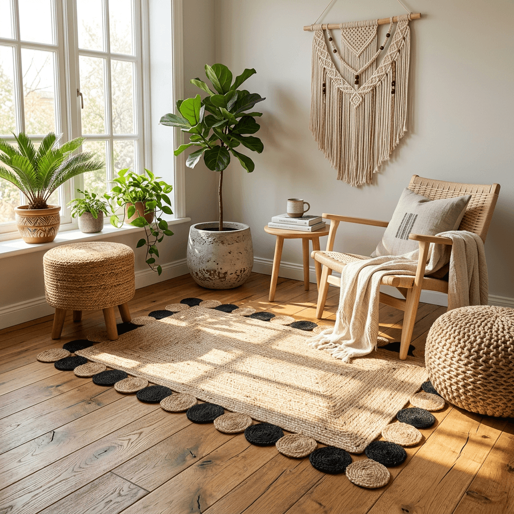 Caztira Jute Carpet & Rugs