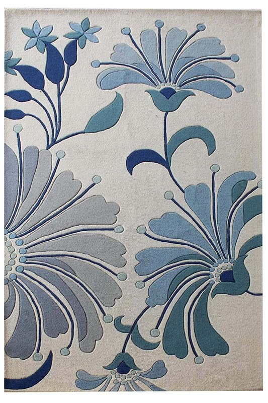 Majestic Water Color Blue Tufted Carpet