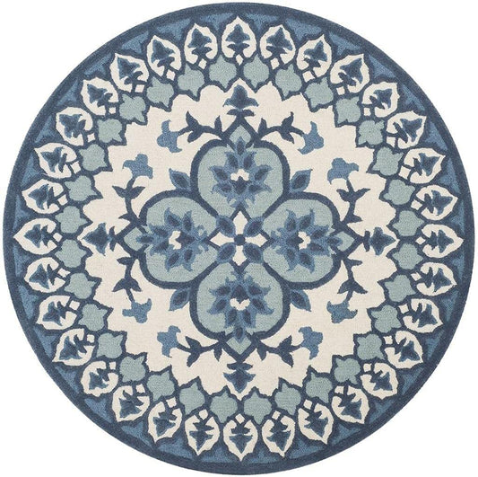 Furryora Round Hand Tufted Carpet & Rug