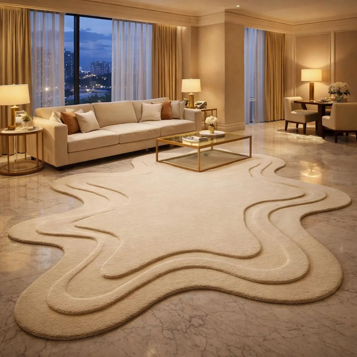 Elowen Irregular Hand Tufted Carpet