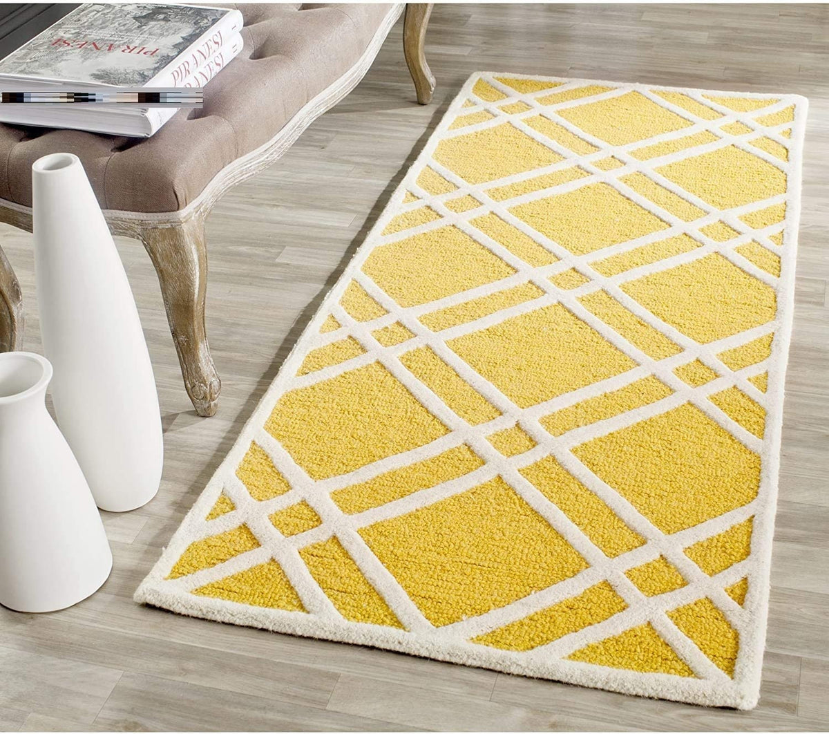 Delightful Hand Tufted Runner Carpet & Rug