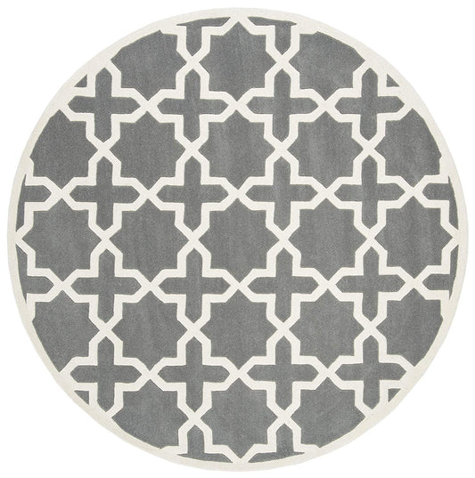 Halozone Round Hand Tufted Carpet & Rug