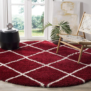Velvet Round Shaggy Carpet & Rug
