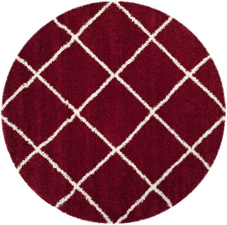 Velvet Round Shaggy Carpet & Rug