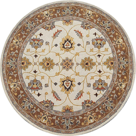 Cozyra Round Hand Tufted Carpet & Rug